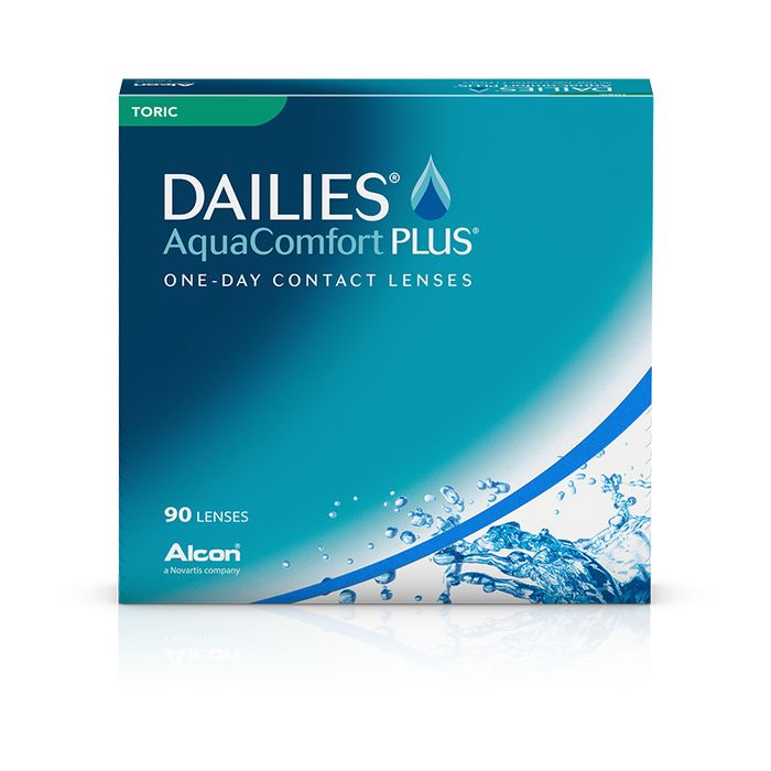 Dailies Aqua Comfort Plus Toric havi tórikus kontaktlencse 90db