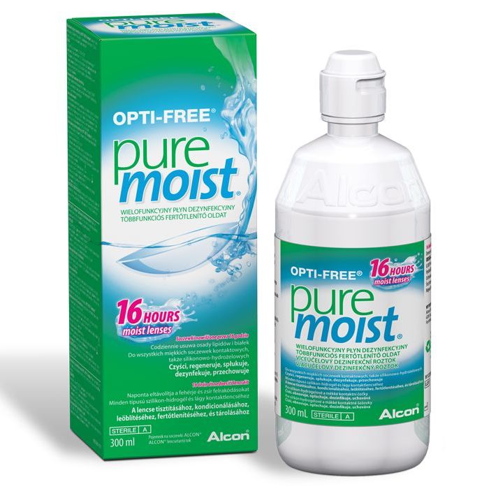 Opti free pure moist kontaktlencse ápoló 300ml